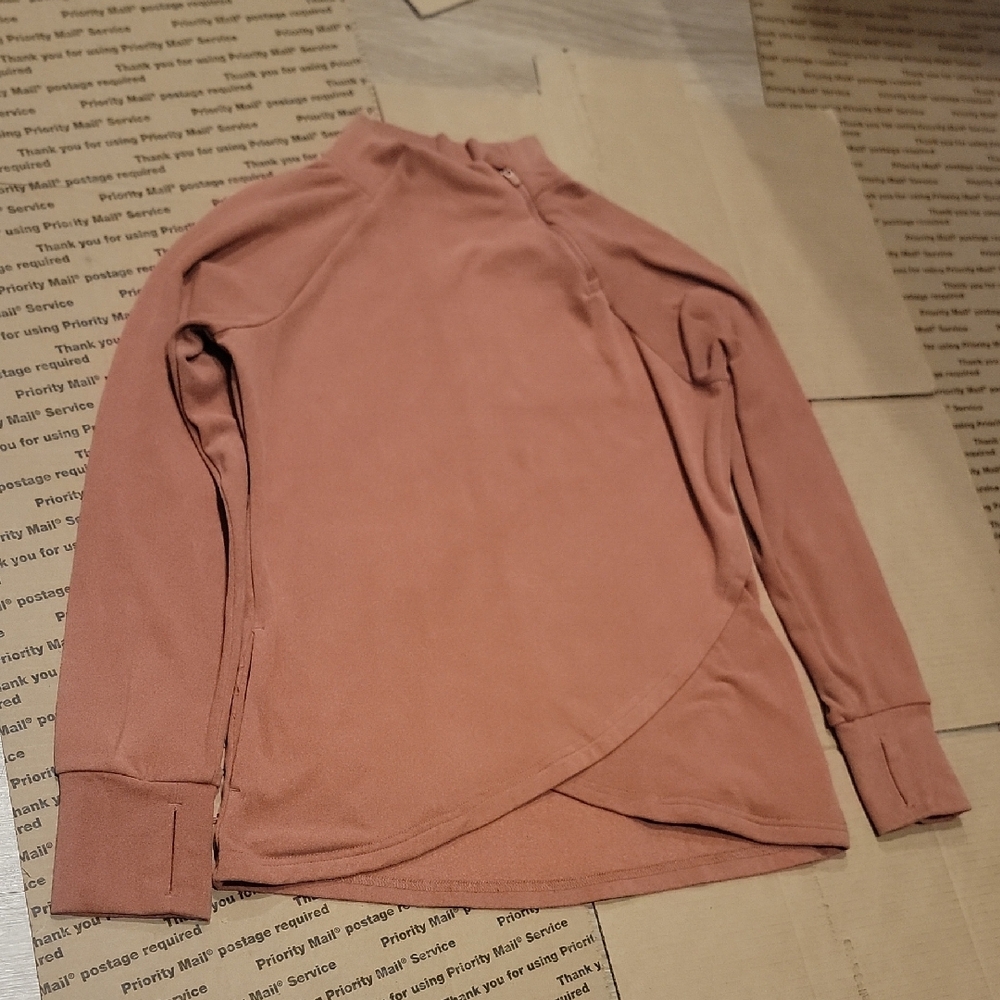 H&M Women's Cowl Neck Sweater - Dusty Pink